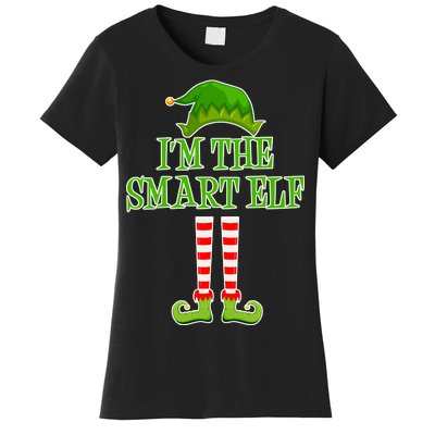 I'm The Smart Elf Matching Family Christmas Women's T-Shirt