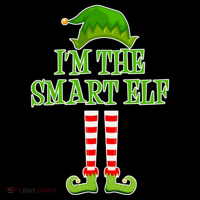 I'm The Smart Elf Matching Family Christmas Short Acrylic Beanie