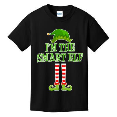 I'm The Smart Elf Matching Family Christmas Kids T-Shirt