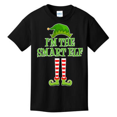 I'm The Smart Elf Matching Family Christmas Kids T-Shirt