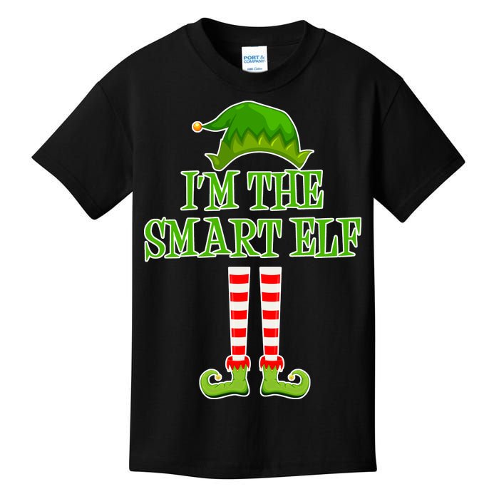 I'm The Smart Elf Matching Family Christmas Kids T-Shirt