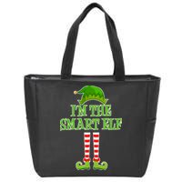 I'm The Smart Elf Matching Family Christmas Zip Tote Bag