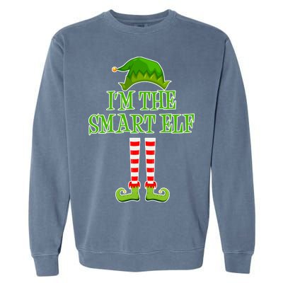 I'm The Smart Elf Matching Family Christmas Garment-Dyed Sweatshirt