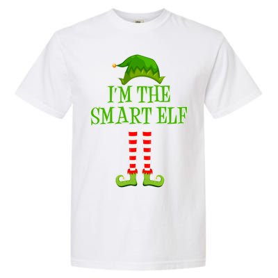 I'm The Smart Elf Matching Family Christmas Garment-Dyed Heavyweight T-Shirt