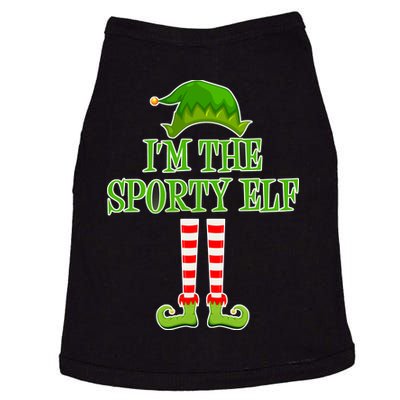 I'm The Sporty Elf Matching Family Christmas Doggie Tank