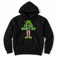 I'm The Sporty Elf Matching Family Christmas Hoodie