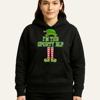 I'm The Sporty Elf Matching Family Christmas Hoodie