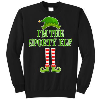 I'm The Sporty Elf Matching Family Christmas Sweatshirt