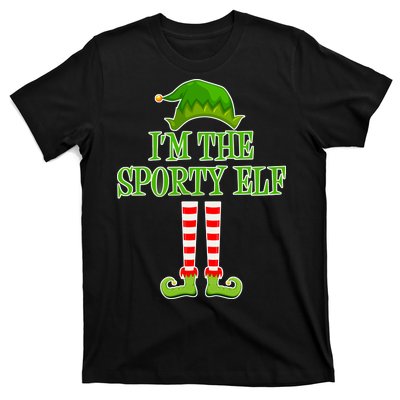 I'm The Sporty Elf Matching Family Christmas T-Shirt