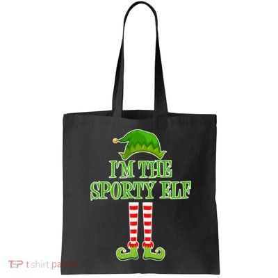 I'm The Sporty Elf Matching Family Christmas Bag