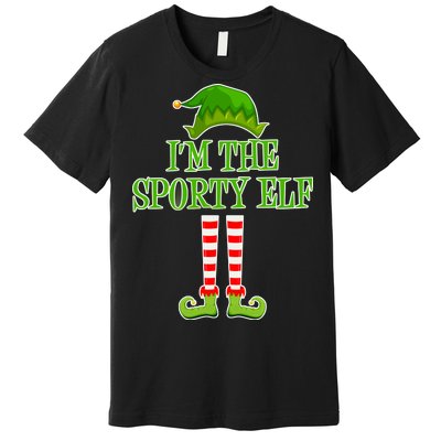 I'm The Sporty Elf Matching Family Christmas Premium T-Shirt