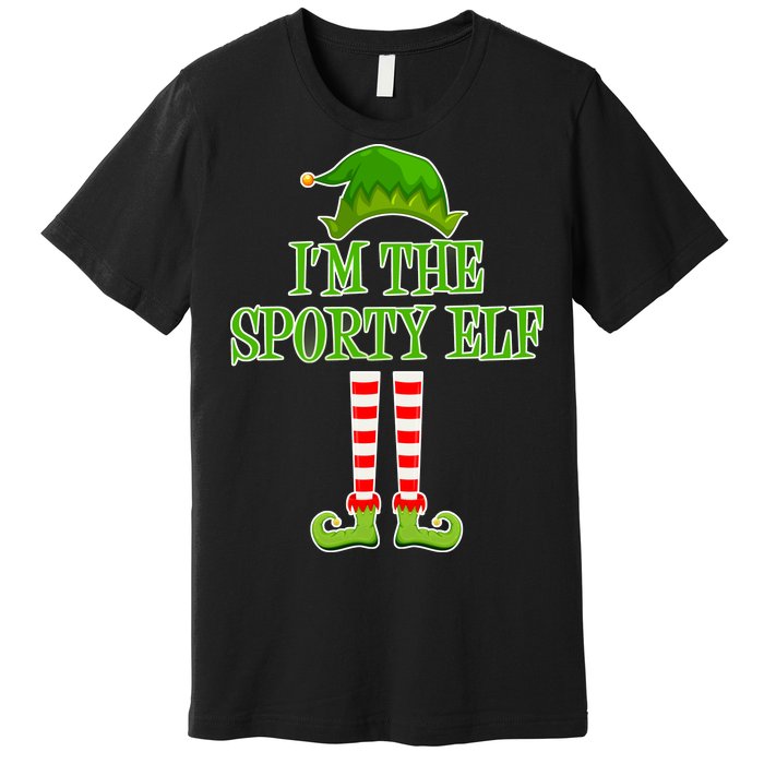 I'm The Sporty Elf Matching Family Christmas Premium T-Shirt