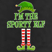 I'm The Sporty Elf Matching Family Christmas Trucker Hat