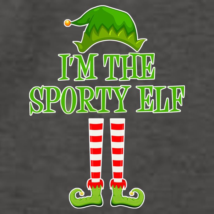 I'm The Sporty Elf Matching Family Christmas Vector Backpack