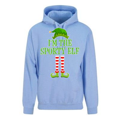 I'm The Sporty Elf Matching Family Christmas Unisex Surf Hoodie