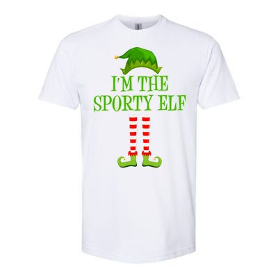 I'm The Sporty Elf Matching Family Christmas Softstyle CVC T-Shirt