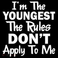 I'm the Youngest the Rules Don't Apply To Me Funny Sustainable Bucket Hat