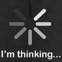 I'm Thinking Loading Logo Garment-Dyed Heavyweight T-Shirt