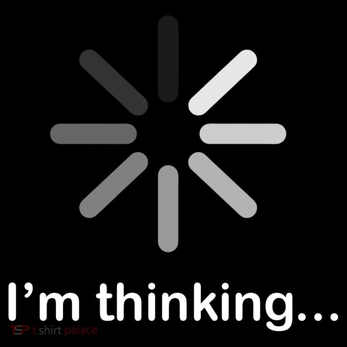 I'm Thinking Loading Logo Performance Shirt