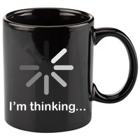 I'm Thinking Loading Logo 11oz C Handle Ceramic Mug