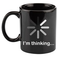 I'm Thinking Loading Logo 11oz C Handle Ceramic Mug