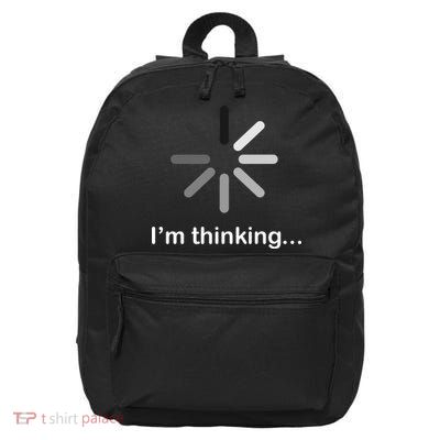 I'm Thinking Loading Logo 16 in Basic Backpack
