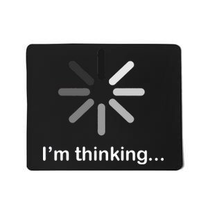 I'm Thinking Loading Logo Mousepad