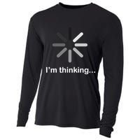 I'm Thinking Loading Logo Cooling Performance Long Sleeve Crew