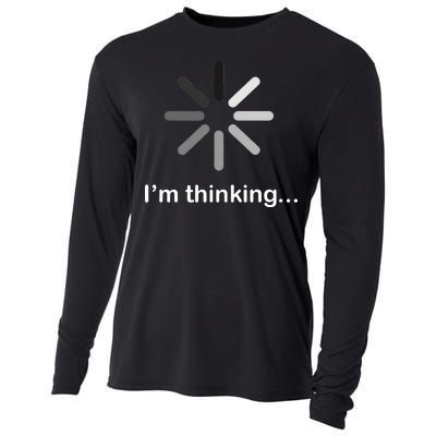 I'm Thinking Loading Logo Cooling Performance Long Sleeve Crew