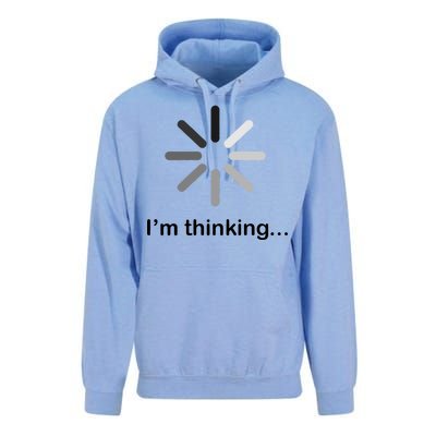 I'm Thinking Loading Logo Unisex Surf Hoodie