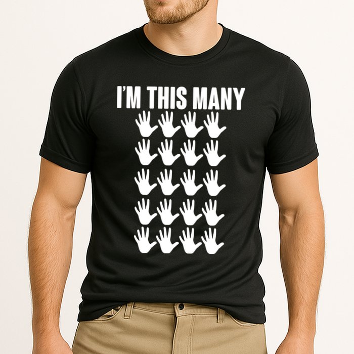 I'm This Many - 100th Birthday Cooling Performance Crew T-Shirt