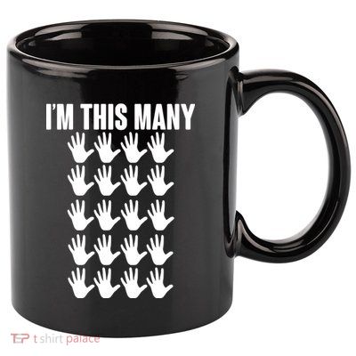 I'm This Many - 100th Birthday 11oz C Handle Ceramic Mug