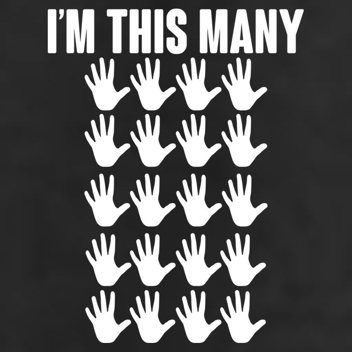I'm This Many - 100th Birthday Golf Towel