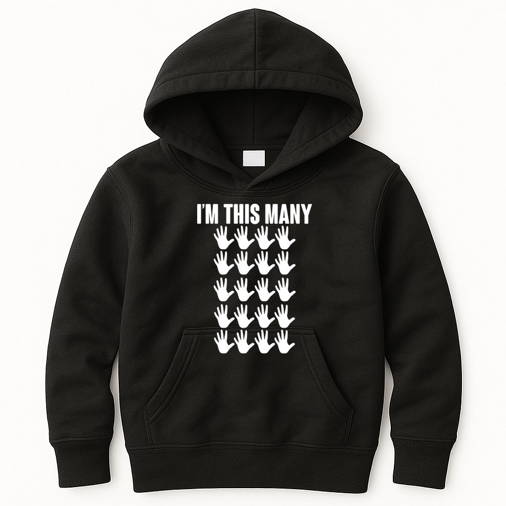 I'm This Many - 100th Birthday Kids Hoodie