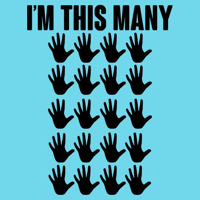 I'm This Many - 100th Birthday Long Sleeve Shirt