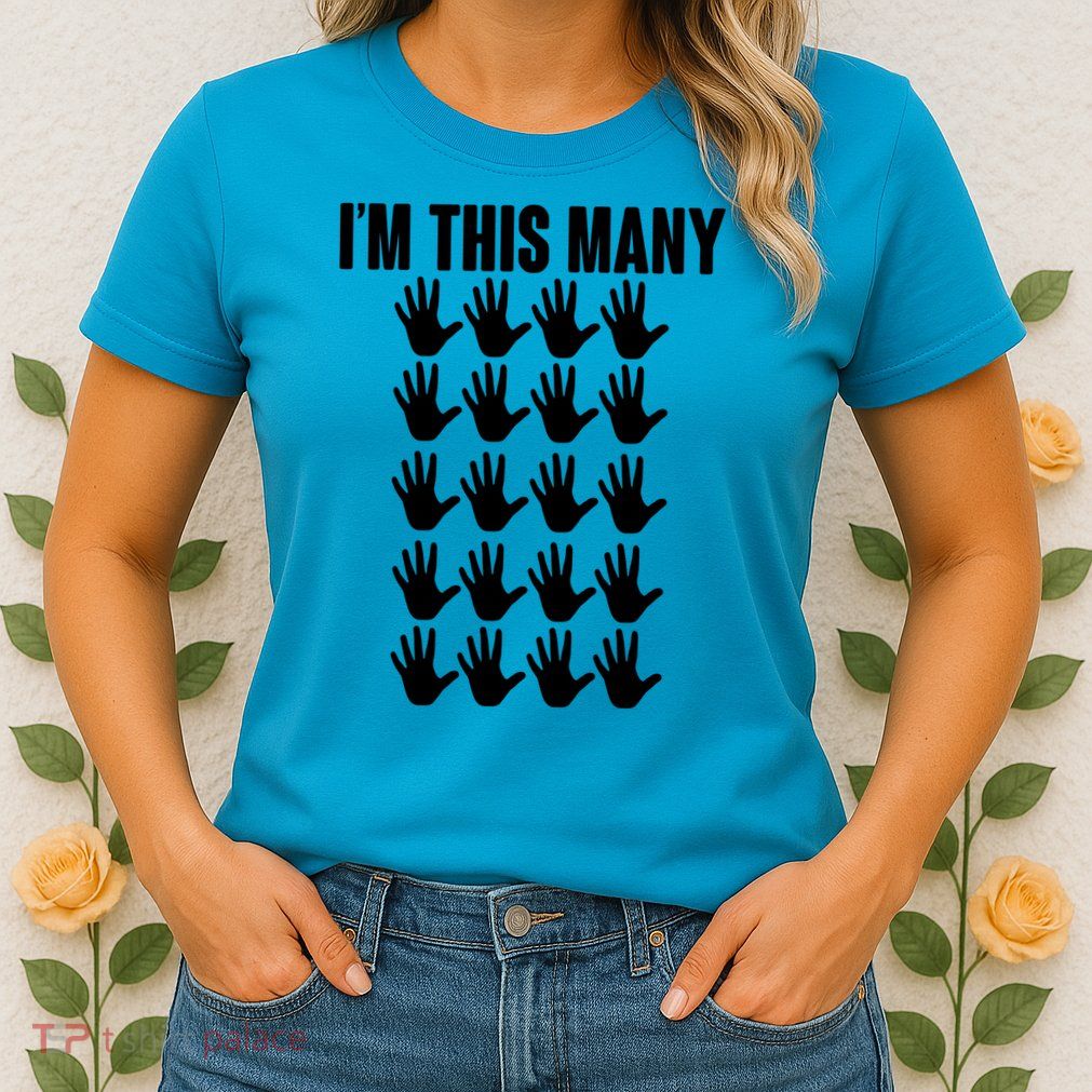 I'm This Many - 100th Birthday Womens T-Shirt