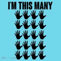 I'm This Many - 100th Birthday Women's V-Neck T-Shirt