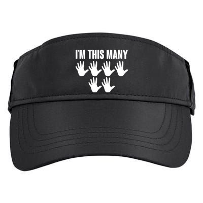 I'm This Many - 30th Birthday Adult Drive Performance Visor