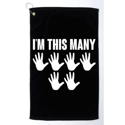 I'm This Many - 30th Birthday Golf Towel