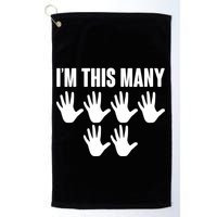 I'm This Many - 30th Birthday Golf Towel