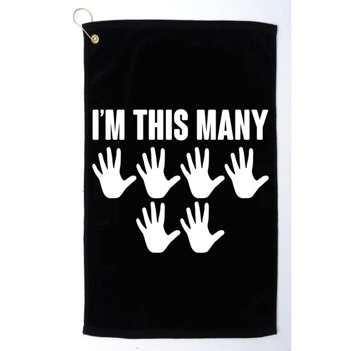 I'm This Many - 30th Birthday Golf Towel