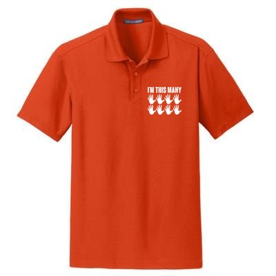 I'm This Many - 40th Birthday Dry Zone Grid Polo