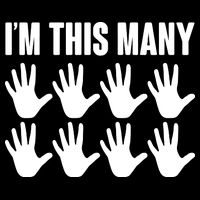 I'm This Many - 40th Birthday Flexfit Unipanel Trucker Cap