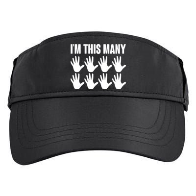 I'm This Many - 40th Birthday Adult Drive Performance Visor
