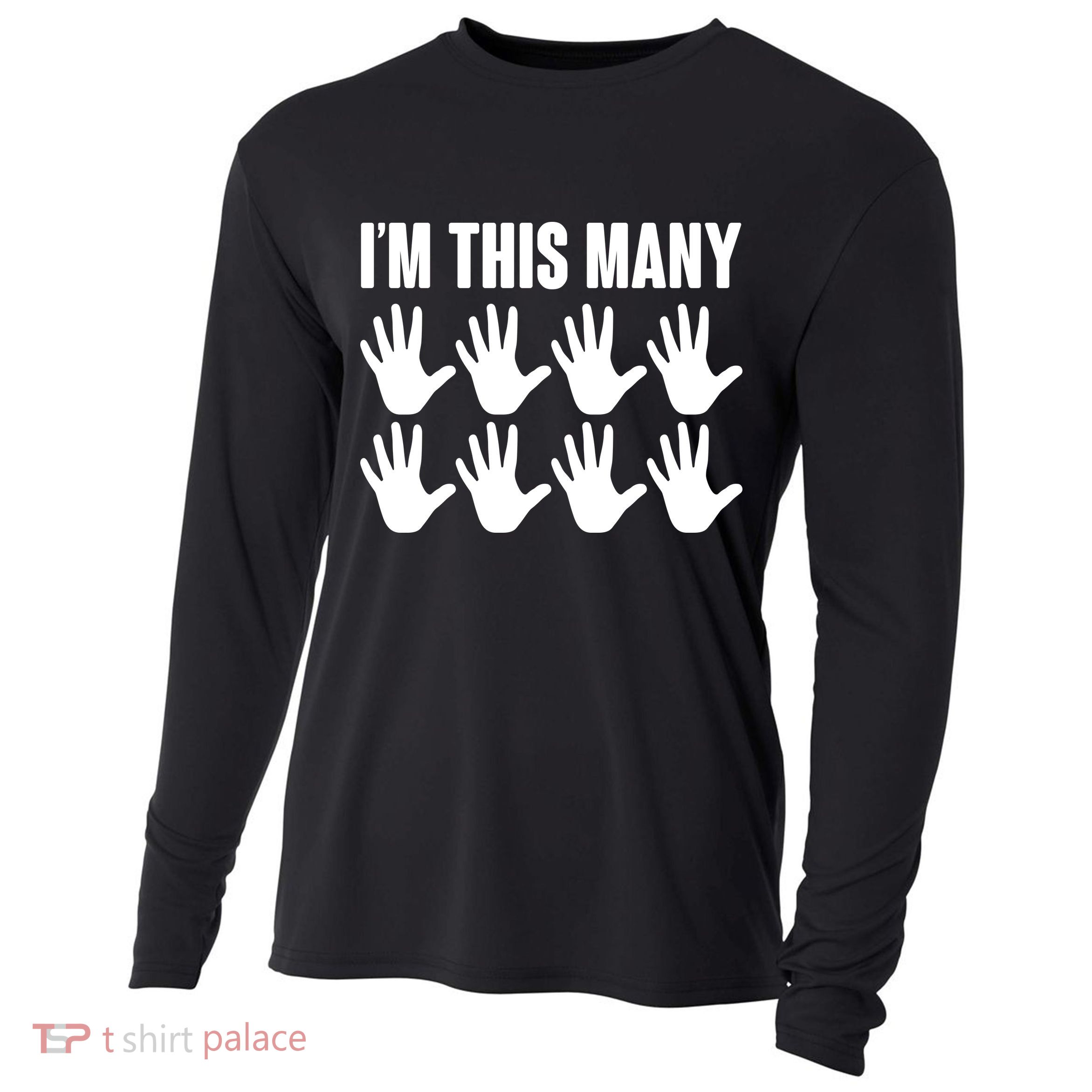 I'm This Many - 40th Birthday Cooling Performance Long Sleeve Crew