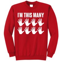 I'm This Many - 40th Birthday Sweatshirt