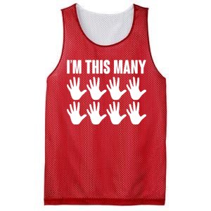 I'm This Many - 40th Birthday Mesh Reversible Basketball Jersey Tank