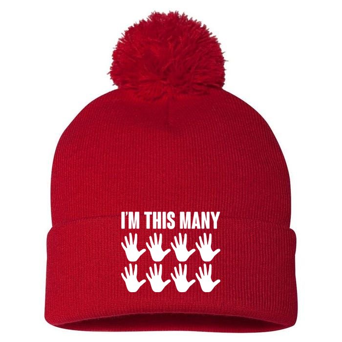 I'm This Many - 40th Birthday Pom Pom 12in Knit Beanie