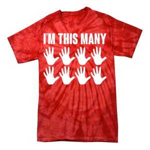 I'm This Many - 40th Birthday Tie-Dye T-Shirt