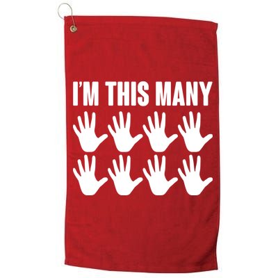 I'm This Many - 40th Birthday Golf Towel